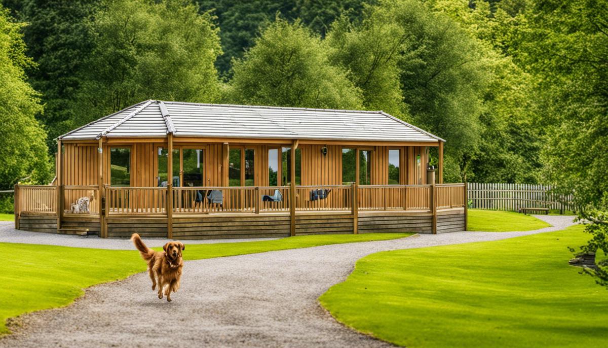 Image of Red Kite Touring Park showcasing the beautiful natural landscape and dog-friendly facilities